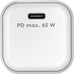 Opladere og kabler - NANO GaN Strømadapter med USB-C PD 65W og hurtig opladning