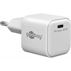 NANO GaN Strømadapter med USB-C PD 65W og hurtig opladning