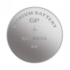 GP CR2016 litiumbatteri 1-pak knapcellebatteri