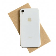 Brugt iPhone - iPhone XR 128GB White med 1 års garanti (brugt)