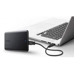 Toshiba ekstern harddisk 2TB USB 3.2 Gen 1 USB 2.0