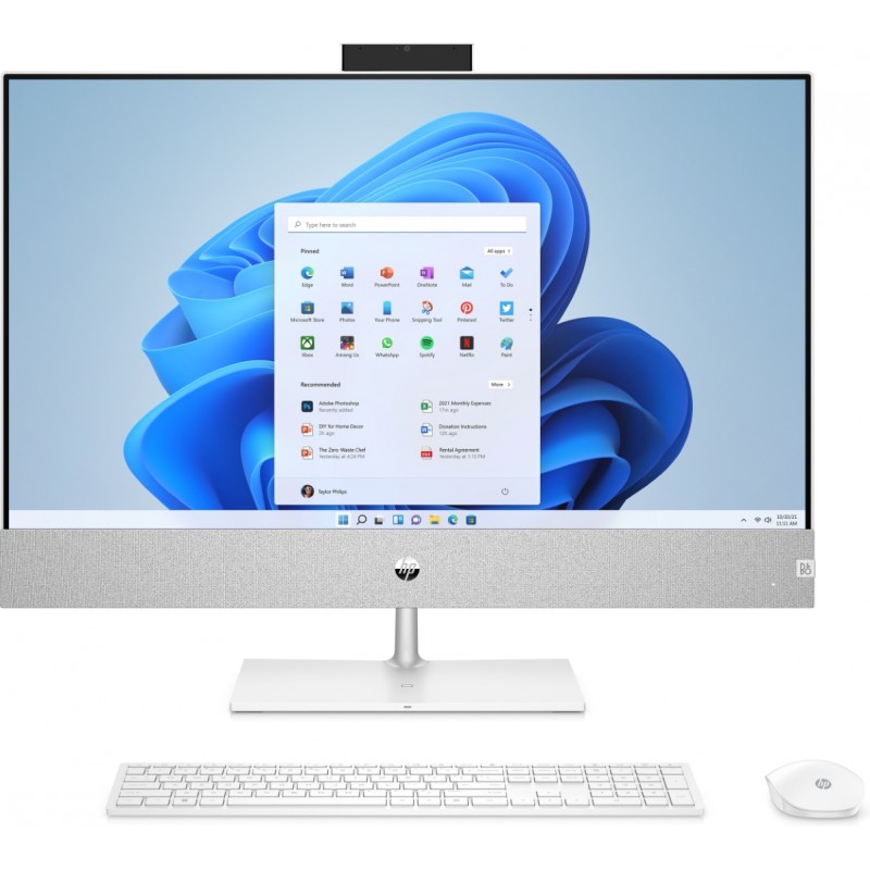Alt-i-én computer - HP Pavilion All-in-One 27-ca1087no 27" QHD i7 16GB 1 TB SSD 3050 4GB Win 11