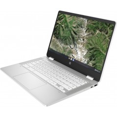 Bærbar computer med skærm på 14 og 15,6 tommer - HP Chromebook x360 14a-ca0016no 14" Full HD Touch Intel DualCore 4GB 64GB