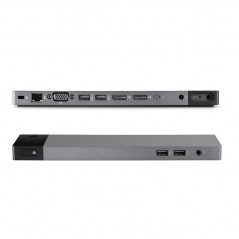 HP Elite Thunderbolt 3-dockingstation til HP EliteBook 840 G5/850 G5/ZBook 15/17/Studio m.fl. Uden TB-kabel NO AC (brugt)