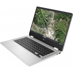 Bærbar computer med skærm på 14 og 15,6 tommer - HP Chromebook x360 14a-ca0802no 14" Full HD Touch Intel 4GB 64GB Silver demo