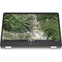 Bærbar computer med skærm på 14 og 15,6 tommer - HP Chromebook x360 14a-ca0802no 14" Full HD Touch Intel 4GB 64GB Silver demo