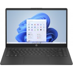 Bærbar computer med skærm på 14 og 15,6 tommer - HP 14-em0024no 14" HD Ryzen 3 8GB 256GB SSD Win 11 S Jet Black demo