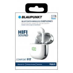 In-ear - Blaupunkt BLP 4899 True Wireless In-ear, hvid/sølv