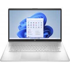 Bærbar computer med skærm på 16-17 tommer - HP 17-cp2024no 17,3" Full HD Ryzen 5 8GB 256GB SSD Windows 11 Natural Silver