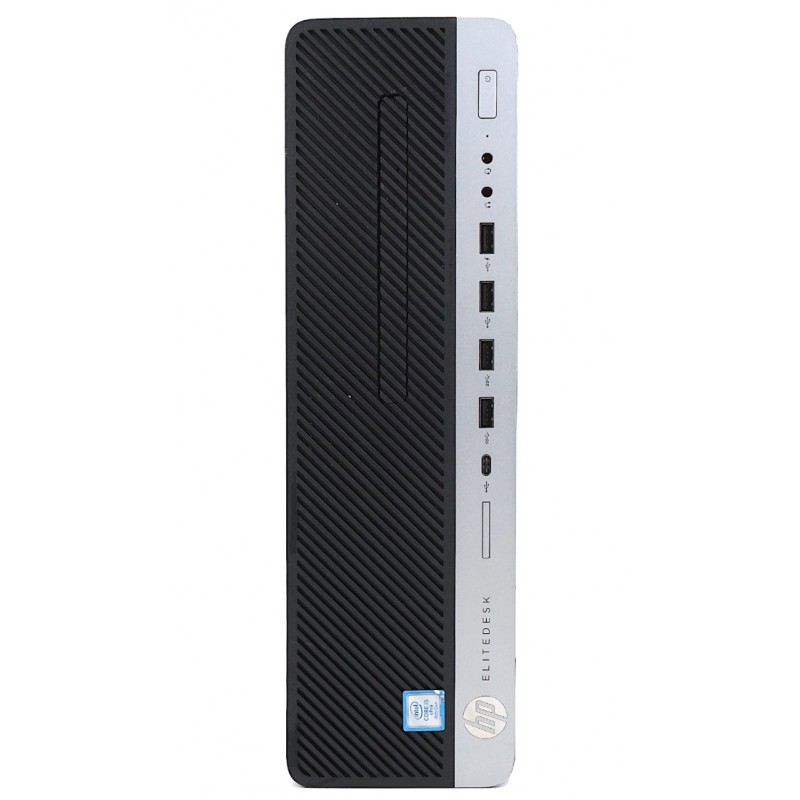Brugt stationær computer - HP EliteDesk 800 G4 SFF i5 8GB 256GB SSD Win 11 Pro (brugt)