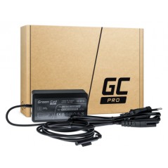 Greencell oplader til Microsoft Surface Pro, Surface Laptop, Surface Book mfl om 60W+5W USB-A
