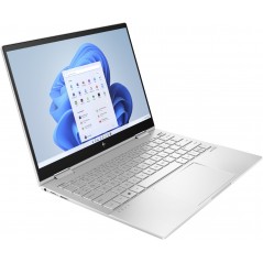 Bærbar computer med skærm på 11, 12 eller 13 tommer - HP ENVY x360 13-bf0960no 13.3" 2.8K OLED Touch i7-12 16GB 512GB SSD Win 11 Natural Silver demo