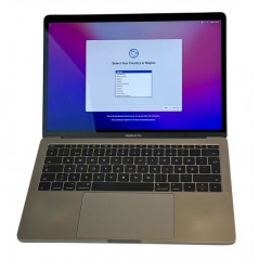 Brugt bærbar computer 13" - MacBook Pro Late 2016 13" Retina i5 8GB 256SSD Silver (brugt med små mærker på skærmen og lidt blanke taster)