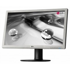 Brugte computerskærme - LG Flatron W2442PA 24" Full HD LED-skærm med ergonomisk fod (brugt)