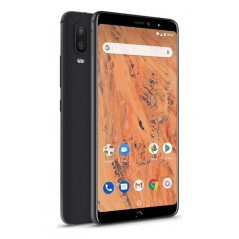 Billige mobiltelefoner - BQ Aquaris X2 32 GB Android-telefon med dobbelt SIM Sort (ny)