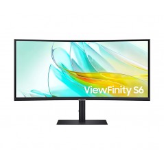 Samsung S34A650UXU 34" buet skærm med USB-C 90W Power Delivery 3440 x 1440 (brugt)