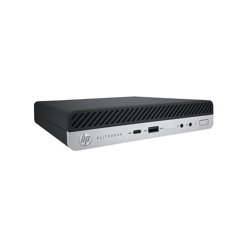 Brugt stationær computer - HP EliteDesk 800 G3 Mini i5 8GB 256GB SSD WiFi Win 10 Pro (brugt)