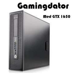 HP EliteDesk 800 G2 SFF i5 (gen6) 16GB 480GB SSD GTX1650 Win 10 Pro (beg)