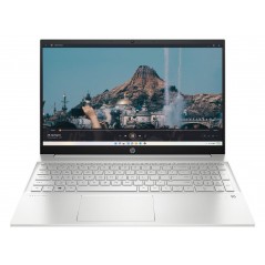 Bærbar computer med skærm på 14 og 15,6 tommer - HP Pavilion 15-eh3003no 15.6" Full HD Ryzen 5 8GB 256GB SSD Win 11 Natural Silver demo