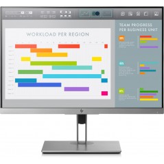 HP EliteDisplay E243i 24" Full HD+ IPS-skærm (brugt med ridser)