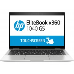 Brugt laptop 14" - HP EliteBook x360 1040 G5 14" Full HD i7 16GB 256GB SSD med SW (brugt)