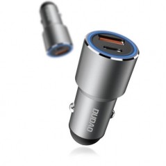 Dudao hurtigopladende USB-billader med USB-A og USB-C PD 22W