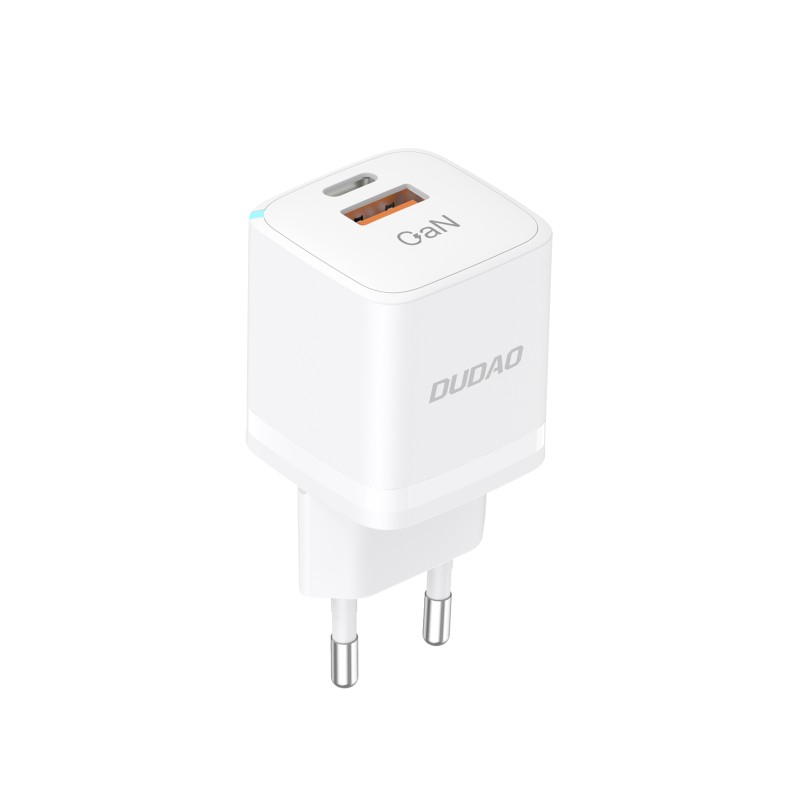 Opladere og kabler - Dudao GaN 33W strømadapter til hurtig opladning med USB-C og USB-A