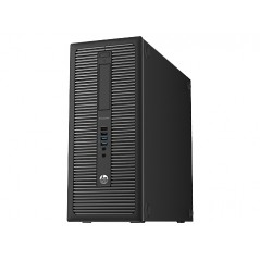 Brugt stationær computer - HP EliteDesk 800 G1 Tower i5 (gen 4) 8GB 128GB SSD Win 10 Pro (brugt)
