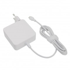 Universal 65W USB-C PD computeroplader 1,8M, hvid