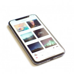 Brugt iPhone - iPhone XS 64GB space grey med 1 års garanti (brugt) (revnet bagside med skal på, ny skærm)