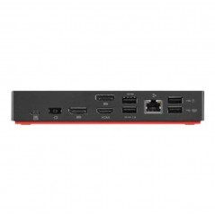 Lenovo USB-C-dockingstation til ThinkPad T14s G 2, X1 Carbon G 10 osv. uden AC-adapter og kabel (brugt)