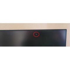 Dell UltraSharp 24-tommer U2422HE LED-skærm med IPS-panel (brugt med ridse)