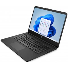 Bærbar computer med skærm på 14 og 15,6 tommer - HP 14s-dq0802no 14" Full HD Intel 4GB 128GB SSD Win 11 S Jet Black