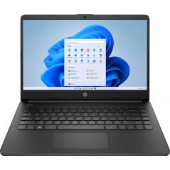 Bærbar computer med skærm på 14 og 15,6 tommer - HP 14s-dq0802no 14" Full HD Intel 4GB 128GB SSD Win 11 S Jet Black