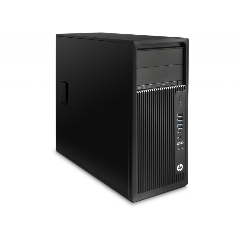 Brugt stationær computer - HP Z240 Workstation i7 (gen 6) 8GB 128GB SSD+500GB HDD NVS510 2GB Win 10 Pro (brugt)
