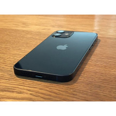 Brugt iPhone - iPhone 12 128GB Sort med 1 års garanti (brugt) (beskadiget kant*)