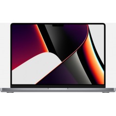 Brugt MacBook Pro - MacBook Pro 2021 14" M1 Pro 16GB 512GB SSD Rumgrå (brugt med små mærker skærm & lille bule i låget)