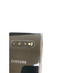 Brugt Samsung Galaxy - Samsung Galaxy S10 Plus 128GB Dual SIM Black (brugt) (glasknuser på bagsiden, SKAL inkluderet)