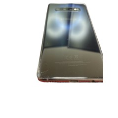 Brugt Samsung Galaxy - Samsung Galaxy S10 Plus 128GB Dual SIM Black (brugt) (glasknuser på bagsiden, SKAL inkluderet)