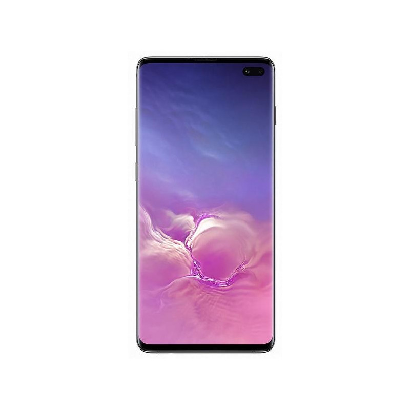Brugt Samsung Galaxy - Samsung Galaxy S10 Plus 128GB Dual SIM Black (beg) (glaskross baksida, SKAL ingår