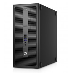 Brugt stationær computer - HP EliteDesk 800 G2 Tower i5 (gen 6) 8GB 128GB SSD Win 10 Pro (brugt)