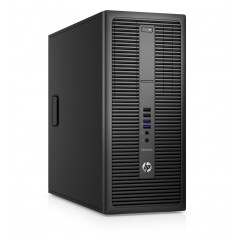 Brugt stationær computer - HP EliteDesk 800 G2 Tower i5 (gen 6) 8GB 128GB SSD Win 10 Pro (brugt)