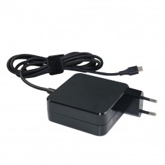 Universal 65W USB-C PD computeroplader 1.8m, sort