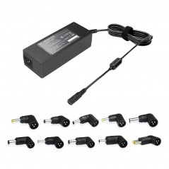 Universal 90W computeroplader med 10 forskellige stik