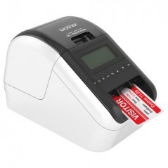 Brother QL820NWB trådløs labelprinter (brugt uden AC-adapter)