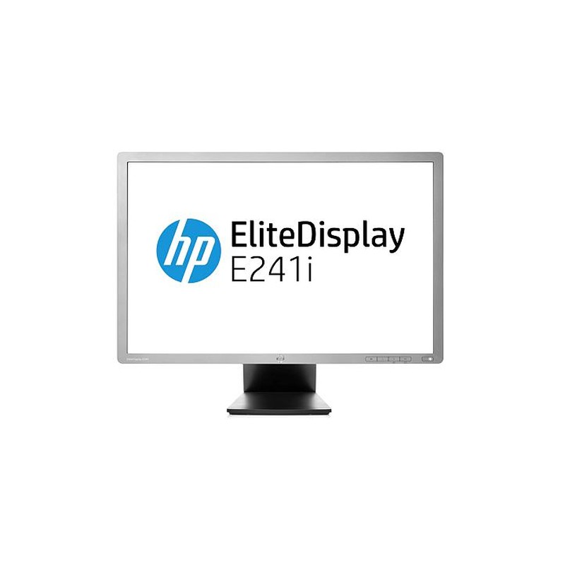 Brugte computerskærme - HP EliteDisplay E241i 24-tommer IPS-skærm (brugt med ridser)