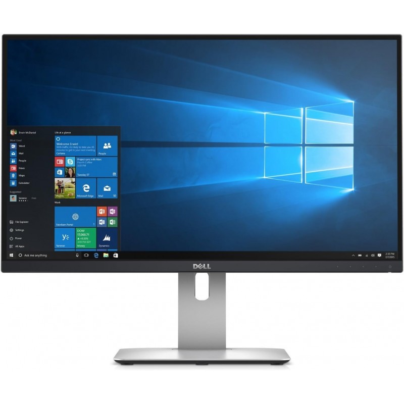 Brugte computerskærme - Dell UltraSharp U2515H 25-tommer 2560x1440 IPS-skærm (brugt med ridse fod)
