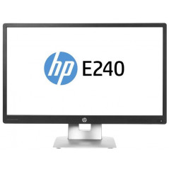 Brugte computerskærme - HP EliteDisplay 24" E240 IPS-skærm (brugt med ridser på rammen)