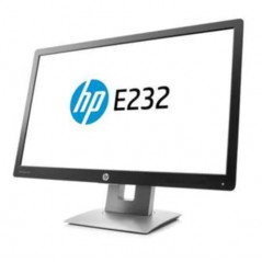 HP EliteDisplay E232 23" LED-skærm (brugt med ridse på foden)