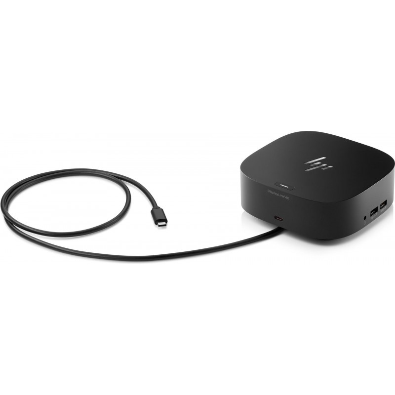 USB-C-dockingstation - HP USB-C C/A Universal dock G2 dockingstation med understøttelse af 2 skærme med 120W strømadapter (brugt)